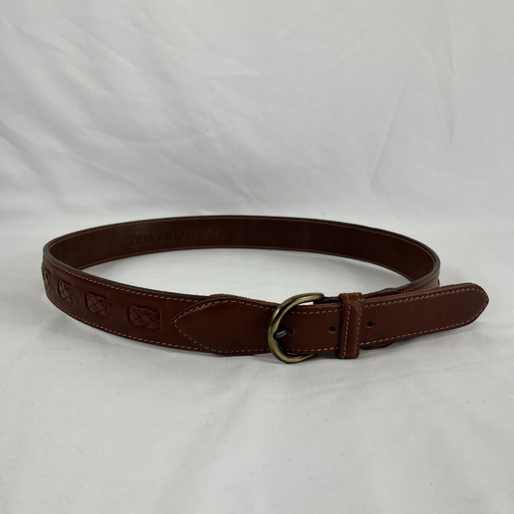 Thornton Bay Genuine Brown Leather Made in Turkey‎  Belt size 36
